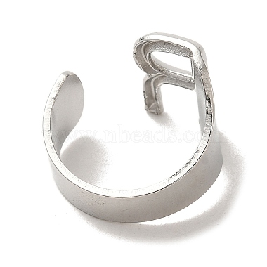 201 anillos de dedo de acero inoxidable(RJEW-H223-04P-R)-2