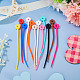 30Pcs Flower Shape Silicone Cable Zip Ties(AJEW-TADJ0001-10)-4