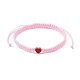 bracelets réglables en perles tressées en fil de nylon(BJEW-JB09769-02)-1