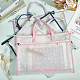 PVC Double-Layer Mesh Zipper Pouch Bags with Handle(AJEW-CP0006-27B)-3
