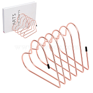 Heart Iron Desktop Display Stands, for Book Holder, Rose Gold, 148x100x140mm(ODIS-WH0038-47RG)