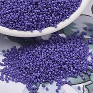 MIYUKI Delica Beads, Cylinder, Japanese Seed Beads, 11/0, (DB2359) Duracoat Opaque Dyed Violet, 1.3x1.6mm, Hole: 0.8mm, about 2000pcs/10g(X-SEED-J020-DB2359)