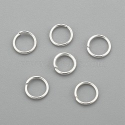 304 Stainless Steel Jump Rings, Open Jump Rings, Silver, 5x0.6mm, Inner Diameter: 3.8mm(STAS-H380-10S-F)