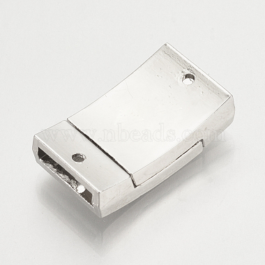Alloy Magnetic Clasps with Glue-in Ends(X-PALLOY-R089-05P)-2
