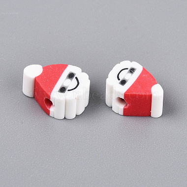 Christmas Theme Handmade Polymer Clay Beads(X-CLAY-S091-75)-2