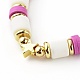 Ensembles de bracelets extensibles en perles d'argile polymère faites à la main(BJEW-JB06353-01)-8