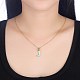 Fashion Tin Alloy Enamel Initial Pendant Necklaces(NJEW-BB20973-J)-2