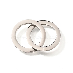 304 Stainless Steel Linking Rings, Ring, Stainless Steel Color, 37mm, Hole: 16mm(STAS-D288-01A-P)