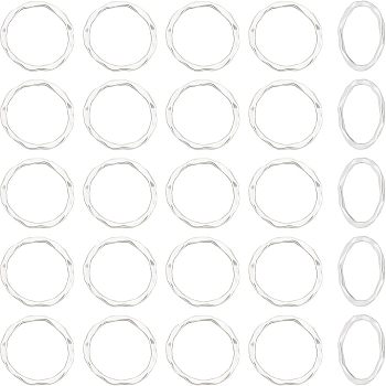 Tibetan Style Linking Rings, Circle Frames, Lead Free, Antique Silver, 22x1.5mm, 100pcs/box