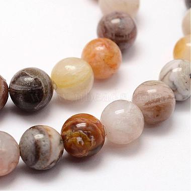 Natural Bamboo Leaf Agate Beads Strands(G-F364-02-8mm)-3
