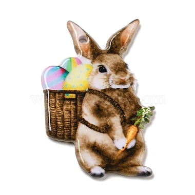 Colorful Rabbit Acrylic Pendants