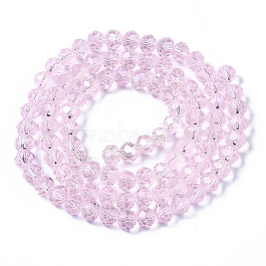 Chapelets de perles en verre galvanoplastique(EGLA-A034-T6mm-B12)-2