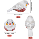 Wooden Cute Bird Carving Ornaments(DJEW-WH0015-44B)-2