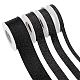 Elite 4 Rolls 4 Styles Sparkle Polyester Ribbons(SRIB-PH0001-33)-1