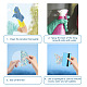 Waterproof PVC Colored Laser Stained Window Film Static Stickers(DIY-WH0314-085)-3