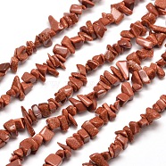 Synthetic Goldstone  Chip Bead Strands, 5~8x5~8mm, Hole: 1mm, about 31.5 inch(G-M205-42)