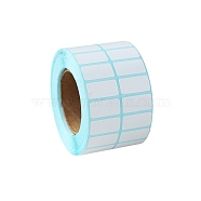 Plastic Adhesive Stickers, Package Sealing Stickers, Rainbow, Rectangle, Sticker: 10x20mm(PW-WG15196-03)