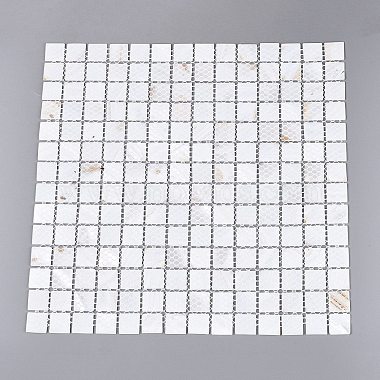 天然淡水貝のモザイクタイルカボション(SHEL-Q029-05C)-3