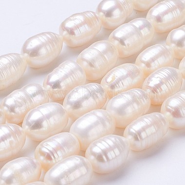 11mm OldLace Rice Pearl Beads