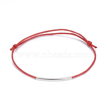 Adjustable Waxed Cotton Cord Bracelets(BJEW-JB04206)-2