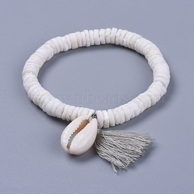Cotton Thread Tassels Charm Bracelets(BJEW-JB04385)-2