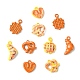 40Pcs 8 Styles Baking Paint Alloy Charms(ENAM-CJ0007-06)-8