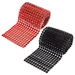 Plastic Cone Nailhead Trim, Mixed Color, 914.4x101x6.5mm(AJEW-WH0518-59)