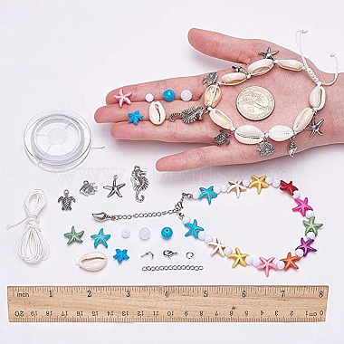 DIY Summer Beach Anklet Making(DIY-SC0002-66)-5