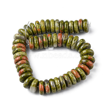 Natural Unakite Beads Strands(G-F743-06D)-3