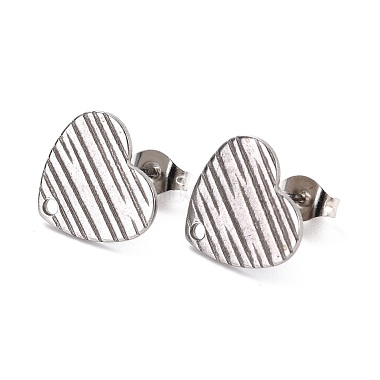 boucles d'oreilles à tige en acier inoxydable anti-ternissement 304(STAS-I183-03B-P)-2