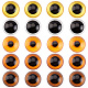 Elite 20Pcs 5 Colors Glass Craft Eyes Cabochons(DOLL-PH0001-51)-1