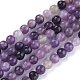 Natural Lepidolite/Purple Mica Stone Beads Strands(G-K415-4mm)-2