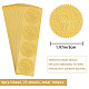 Self Adhesive Gold Foil Embossed Stickers(DIY-WH0211-250)-2