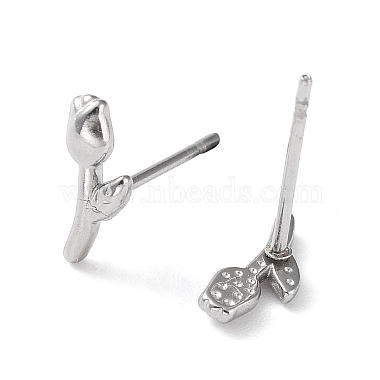 Non-Tarnish 304 Stainless Steel Stud Earrings(EJEW-Q788-03P)-2