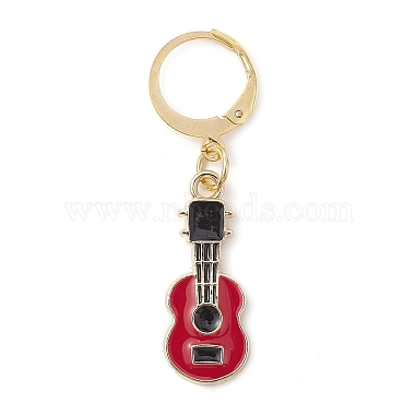 Musical Theme Alloy Enamel Pendant Decorations(HJEW-JM01848)-4