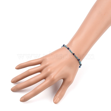 Electroplate Glass Beaded Stretch Bracelets(BJEW-JB05337-M)-4