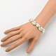 Fashionable Glass Pearl Beads Bracelets(BJEW-PJB829)-4