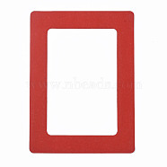 Magnetic Picture Frames, for Refrigerator, Holds 5 inch Photos, Red, 15.5x11.5x0.08cm, Inner Diameter: 11.6x7.7cm(DIY-WH0151-40E)
