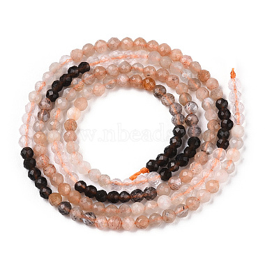 Natural & Synthetic Mixed Gemstone Beads Strands(G-D080-A01-03-22)-2
