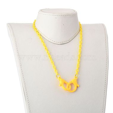 Personalized ABS Plastic Cable Chain Necklaces(NJEW-JN02996-01)-4
