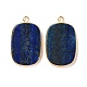 Natural Lapis Lazuli Pendants(G-P460-04C)-2