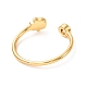 Hamsa Hand /Hand of Miriam Golden Cuff Rings for Women(KK-G404-14)-3