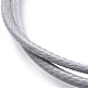 Bracelets cordon coréen unisexe en polyester ciré(BJEW-JB04597-04)-2