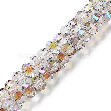 Plum Lantern Glass Beads