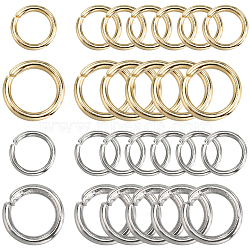 800Pcs 4 Styles 304 Stainless Steel Jump Rings, Open Jump Rings, Golden & Stainless Steel Color, 20 Gauge~18 Gauge, 5~8x0.8~1.2mm, Inner Diameter: 3.4~6mm, 200pcs/style(STAS-SC0006-08)