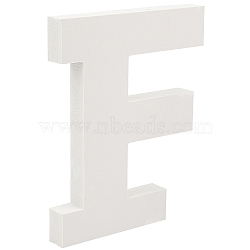 Wooden Letter Ornaments, for DIY Craft, Home Decor, Letter.F, F: 150x120x15mm(WOOD-GF0001-15-06)