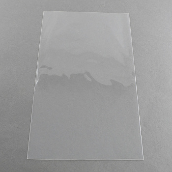 OPP Cellophane Bags, Rectangle, Clear, 25x15cm, Unilateral Thickness: 0.035mm