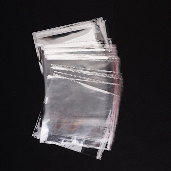 OPP Cellophane Bags, Rectangle, Clear, 20x18cm, Unilateral Thickness: 0.035mm, Inner Measure: 16x18cm