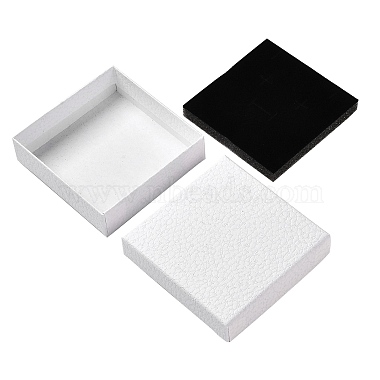 Square Cardboard Necklace Box(CBOX-Q038-02B)-2