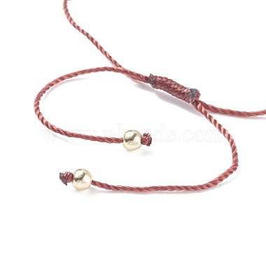 Natural Gemstone Chips Beaded Bracelet with Brass Beads(BJEW-JB07987)-6